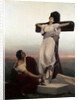 Christian Martyr on the Cross, (Saint Julia), 1865 by Anonymous