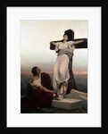Christian Martyr on the Cross, (Saint Julia), 1865 by Anonymous