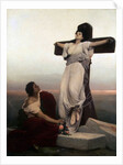 Christian Martyr on the Cross, (Saint Julia), 1865 by Anonymous