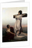Christian Martyr on the Cross, (Saint Julia), 1865 by Anonymous