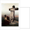 Christian Martyr on the Cross, (Saint Julia), 1865 by Anonymous