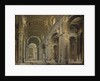 Interior of the Basilica of Saint Peter in Rome, 1750s by Anonymous