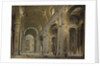 Interior of the Basilica of Saint Peter in Rome, 1750s by Anonymous