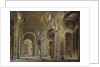 Interior of the Basilica of Saint Peter in Rome, 1750s by Anonymous