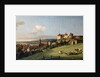 View of Pirna from the Sonnenstein Castle, 1750s by Anonymous