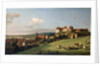 View of Pirna from the Sonnenstein Castle, 1750s by Anonymous