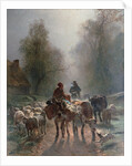 On the Way to the Market, 1859 by Anonymous