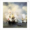 The Naval Battle of Chesma on 5th July 1770, 1848 by Anonymous