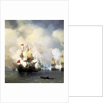 The Naval Battle of Chesma on 5th July 1770, 1848 by Anonymous
