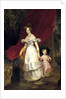 Portrait of Grand Duchess Elena Pavlovna of Russia with her daughter Maria, 1830 by Anonymous