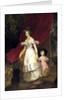 Portrait of Grand Duchess Elena Pavlovna of Russia with her daughter Maria, 1830 by Anonymous