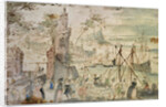 View of the Port, early 17th century by Louis de Caullery