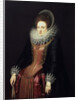 Portrait of a Lady with a Fan, 1610s by Flemish Master