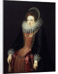 Portrait of a Lady with a Fan, 1610s by Flemish Master