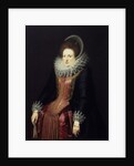 Portrait of a Lady with a Fan, 1610s by Flemish Master
