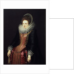 Portrait of a Lady with a Fan, 1610s by Flemish Master
