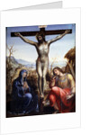 The Crucifixion with the Virgin and John the Baptist, c1540. by Sodoma