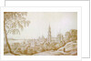 View of Kostroma, Russia, 1838. by Nikandor Grigorievich Chernetsov