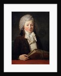 Portrait of a Young Man holding a Folder with Drawings, 1791. by Francois-Andre Vincent