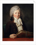 Portrait of a Young Man holding a Folder with Drawings, 1791. by Francois-Andre Vincent