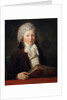 Portrait of a Young Man holding a Folder with Drawings, 1791. by Francois-Andre Vincent