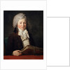 Portrait of a Young Man holding a Folder with Drawings, 1791. by Francois-Andre Vincent