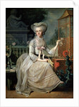 Young Lady at a Cage, 1784 by Jean-Baptiste Charpentier the elder