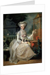 Young Lady at a Cage, 1784 by Jean-Baptiste Charpentier the elder