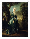 Lady in a Garden (Portrait of Grand Duchess Natalia), c1773-c1776 by Pierre Etienne Falconet