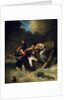 The death of Duke Leopold of Brunswick during a flood in Brunswick, Germany, 1785 by Pierre Alexandre Wille