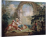 Turkish Pasha and Odalisque, late 18th or early 19th century.. by Jean-Baptiste Hilair