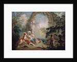 Turkish Pasha and Odalisque, late 18th or early 19th century.. by Jean-Baptiste Hilair