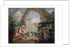 Turkish Pasha and Odalisque, late 18th or early 19th century.. by Jean-Baptiste Hilair