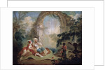 Turkish Pasha and Odalisque, late 18th or early 19th century.. by Jean-Baptiste Hilair