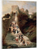 Leaving the Castle, 19th century by Eugene Isabey