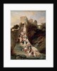 Leaving the Castle, 19th century by Eugene Isabey