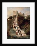 Leaving the Castle, 19th century by Eugene Isabey