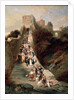 Leaving the Castle, 19th century by Eugene Isabey