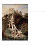 Leaving the Castle, 19th century by Eugene Isabey