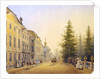 The Main Entrance of the Great Palace in the Peterhof, 1852 by Vasilij Semenovic Sadovnikov