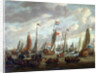 Tsar Peter I visiting England in January 1698, early 18th century by Abraham Storck