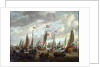 Tsar Peter I visiting England in January 1698, early 18th century by Abraham Storck