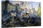 The Russian Army Capturing Narva on May 11, 1558, 1956 by Alexander Blinkov
