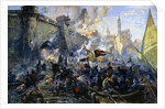 The Russian Army Capturing Narva on May 11, 1558, 1956 by Alexander Blinkov