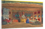 Stage design for the opera The Tsars Bride by Nikolai Rimsky-Korsakov, 1920 by Boris Mikhajlovich Kustodiev