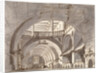 Stage design for a theatre play, 1800s. by Pietro Gonzaga