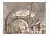Stage design for a theatre play, 1800s. by Pietro Gonzaga