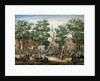 The Big Green Market in The Hague, 1769 by Paulus Constantijn la Fargue