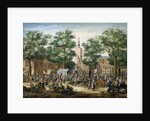 The Big Green Market in The Hague, 1769 by Paulus Constantijn la Fargue