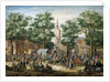 The Big Green Market in The Hague, 1769 by Paulus Constantijn la Fargue